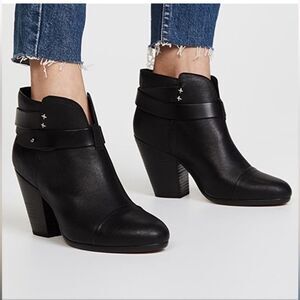rag & bone Black Ankle Boots